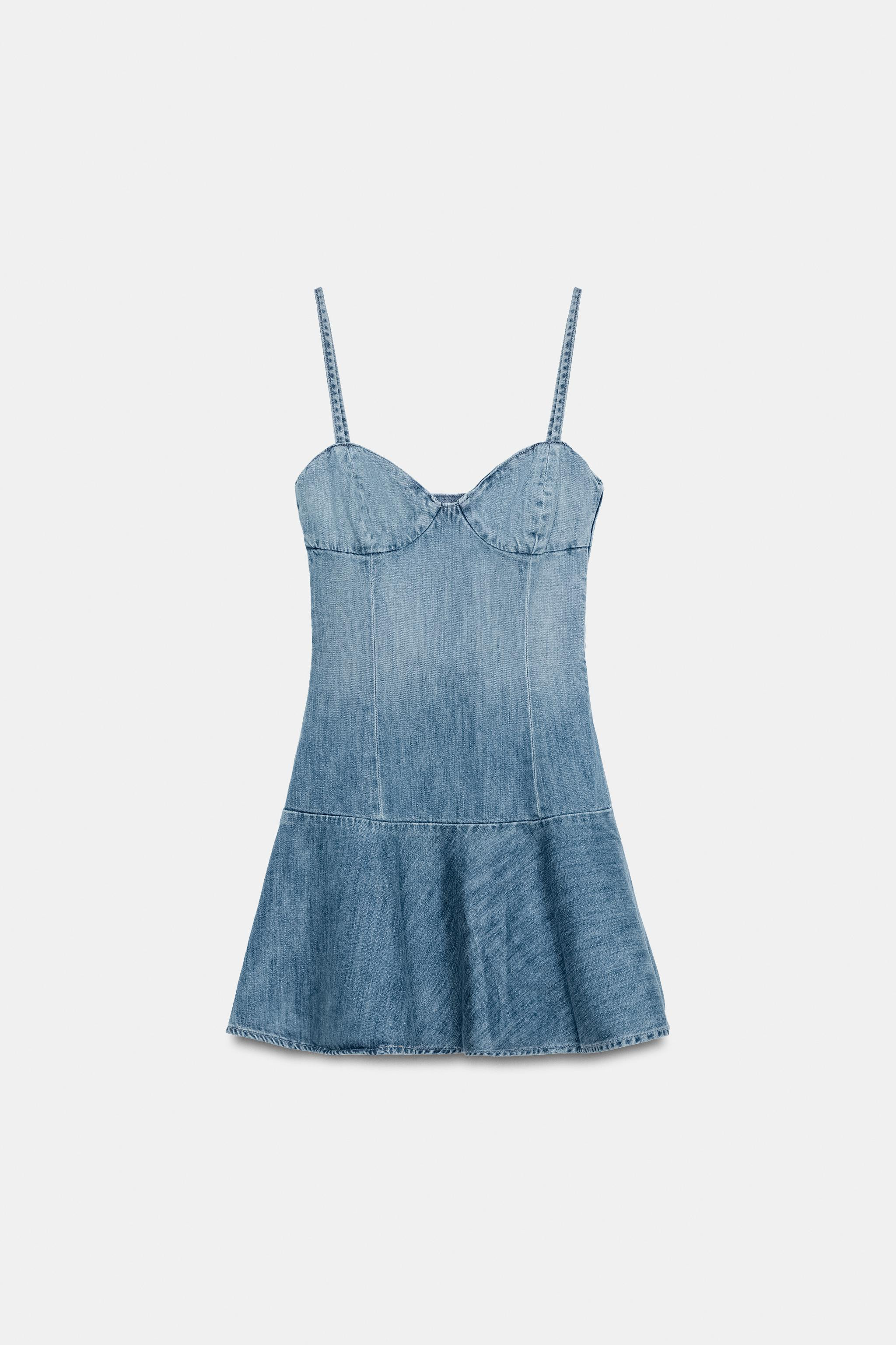 TRF DENIM MINI DRESS | Zara US