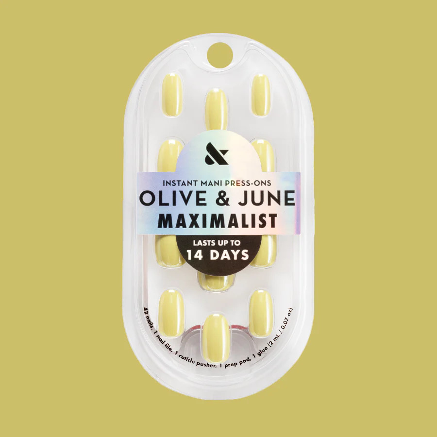 Citrus Chrome - Press-On | Short | Round | Olive & June