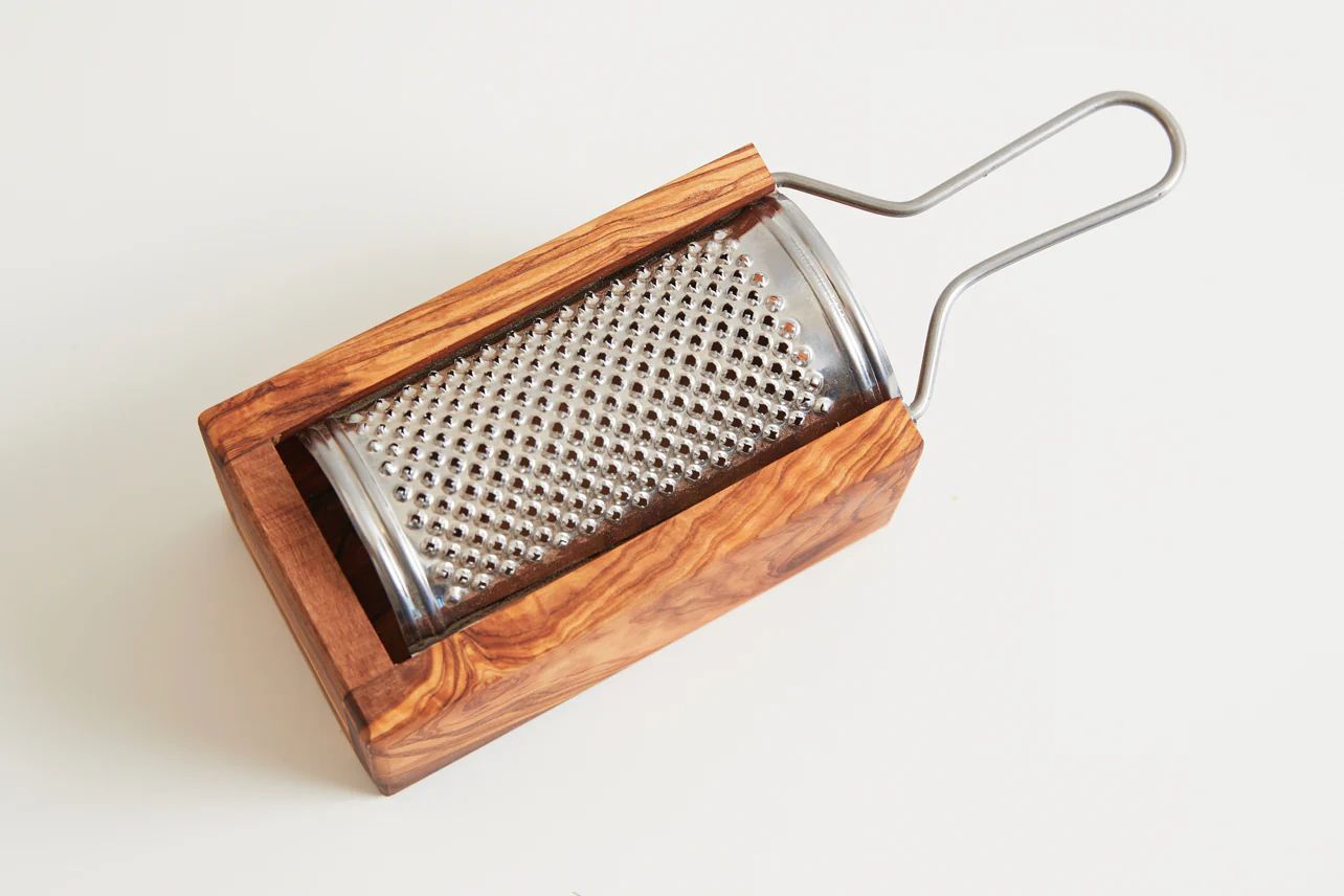 Italian Olivewood Parmesan Cheese Box Grater | Verve Culture