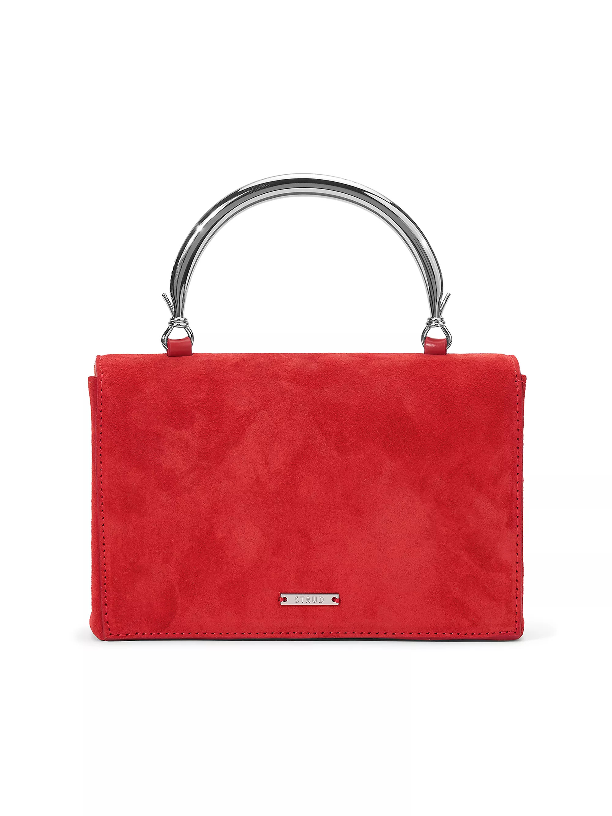 StaudArc Suede Top Handle Bag | Saks Fifth Avenue