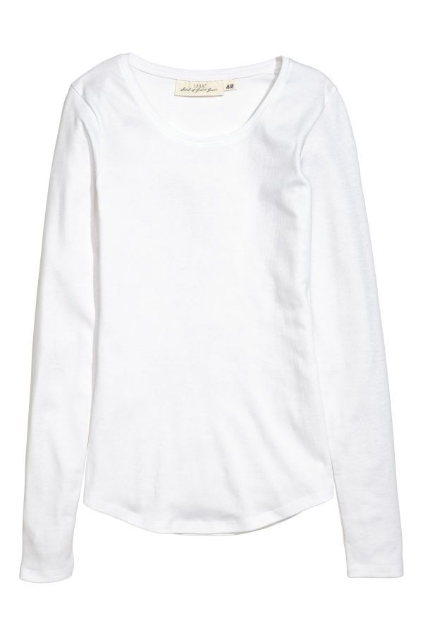 H&M Long-sleeved Jersey Top $12.99 | H&M (US)