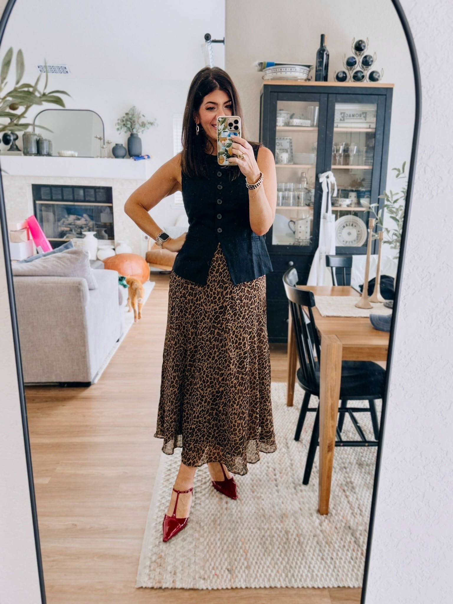 Work outfit 
In a 6 in high neck vest 
The skirt sizing is funny, I selected 3, which is a medium 

Summer to fall work outfit, business casual midsize workwear, office outfit, business casual outfits, chic office looks, professional style, midsize fashion inspo, everyday work outfits, fall office outfit, affordable workwear, work to weekend looks, teacher outfit, affordable workwear, office dress, work dress, fall work wardrobe, fall capsule 

#LTKWorkwear #LTKMidsize #LTKStyleTip