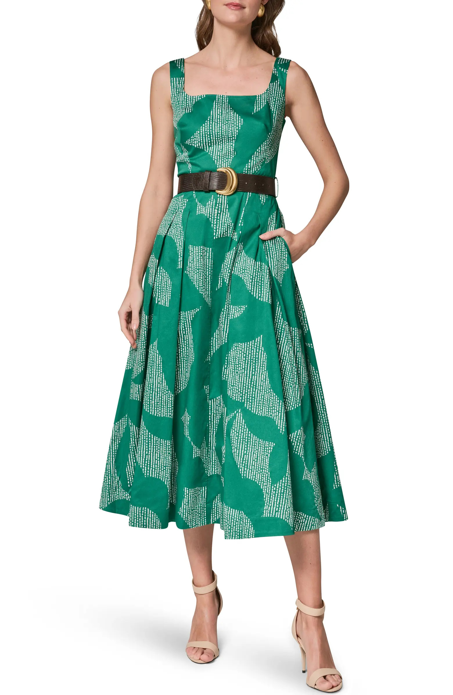 Belted A-Line Dress | Nordstrom