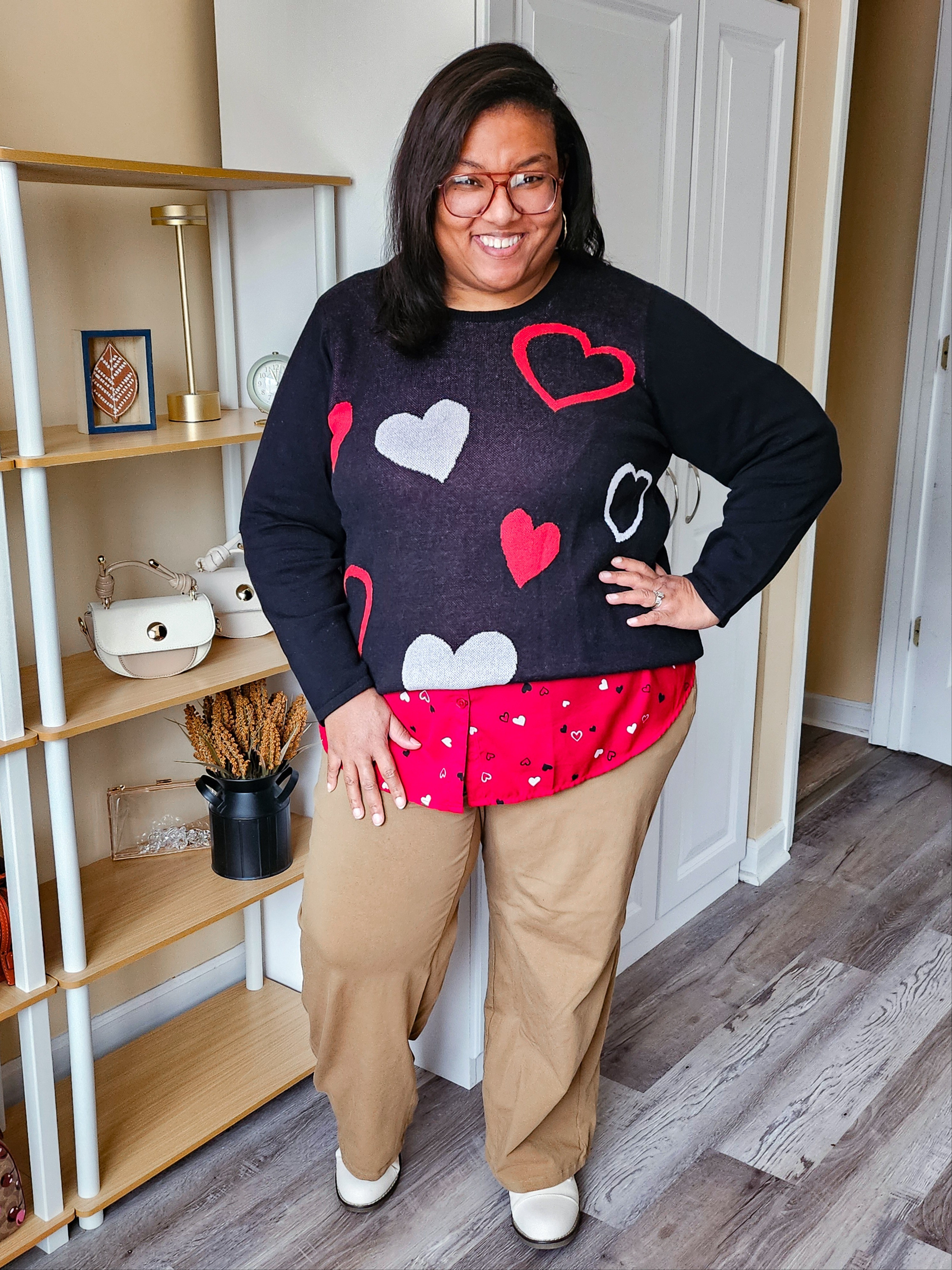 #Catherinesambassador Sweater, blouse and pants from Catherines 

#LTKPlusSize