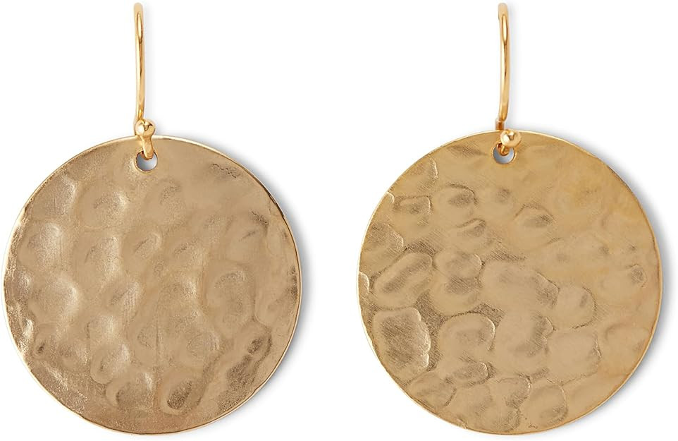 Rocksbox Small Willow Circle Drops - Gold Dangle Earrings for Women - 14k Gold Plating - Premium ... | Amazon (US)