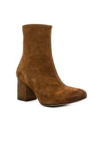 Cecile Ankle Bootie in Brown | Revolve Clothing
