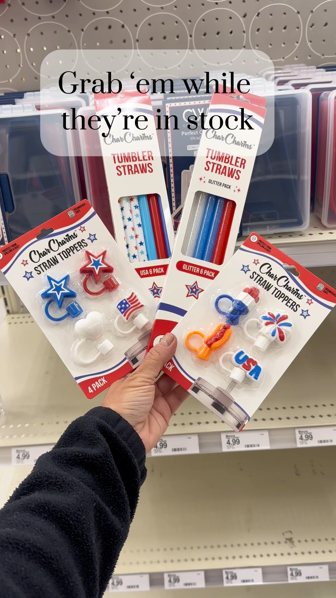 Look what I found!

The patriotic tumbler accessories are ADORABLE! 

And this $10 snackle box is so perfect for taking to fireworks, to a friend’s house, or hosting at home. The letters are removable and they look so cute on a tablescape.

Comment 4TH for the link.

#homemade #memorialday #redwhiteblue #dessert #easyrecipe #targetfinds
#memorialdayweekend #independenceday #patriotic #memorial #memorialdayweekend #firecracker #easydessert

#LTKSummerEdit #LTKSeasonal #LTKHome