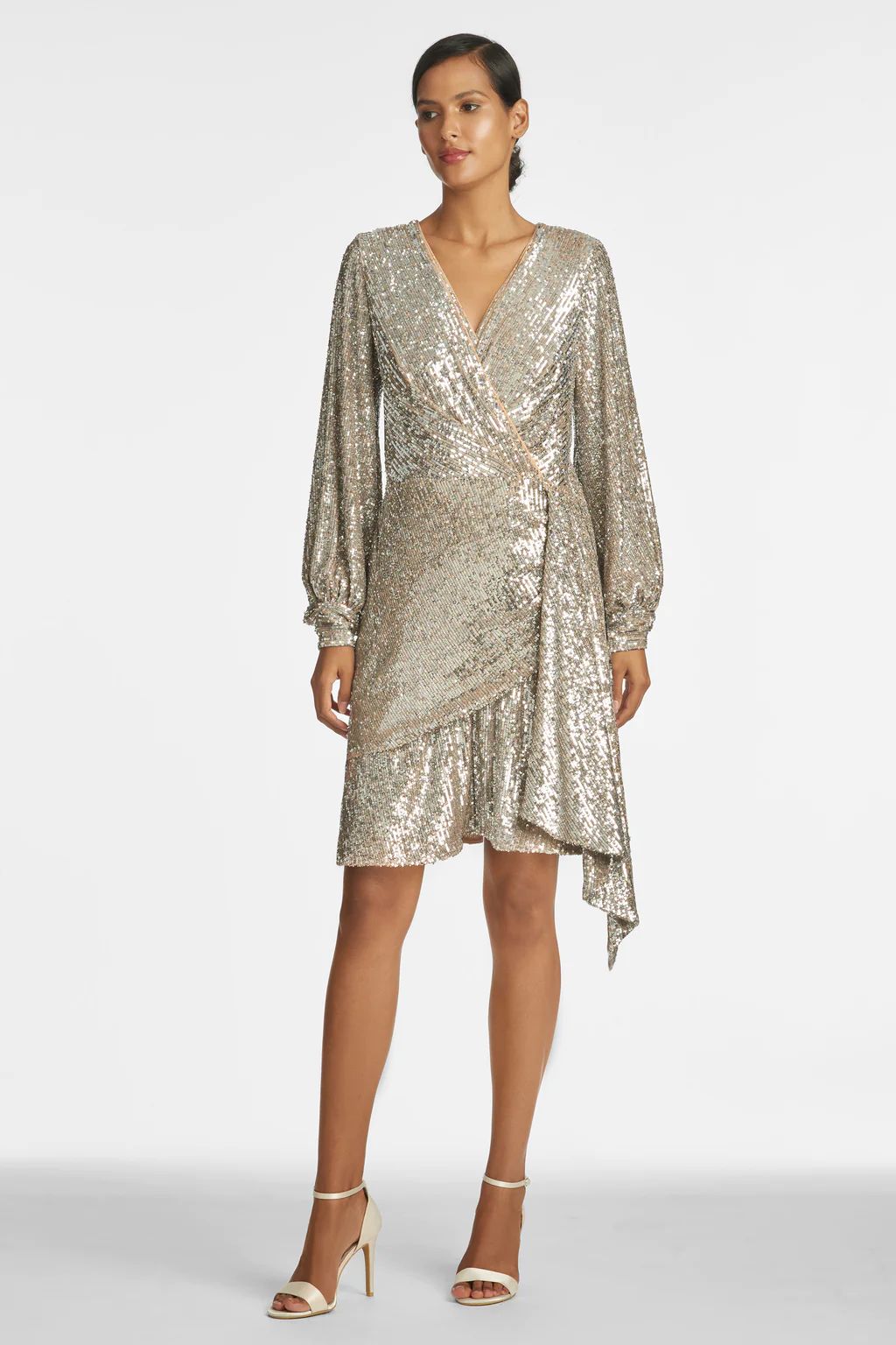 Delaney Dress - Silver | Sachin & Babi