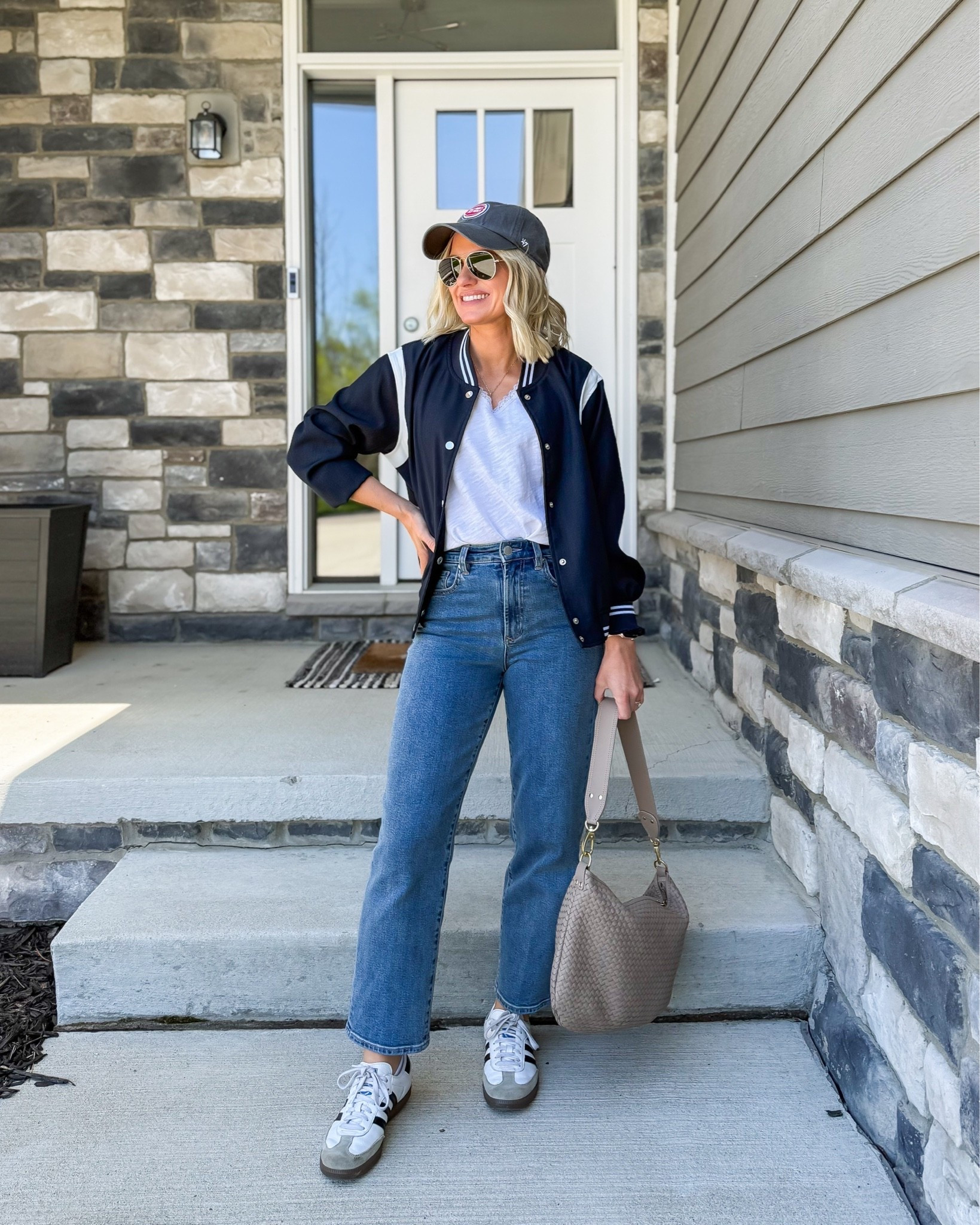 What I wore this week to run errands! 
Jacket- small
Top- XSMALL
Jeans- XSMALL 
Use code: DJXKATIE20 for 20% off at @dearjohndenim

#LTKootd #LTKmomlife #LTKPetite