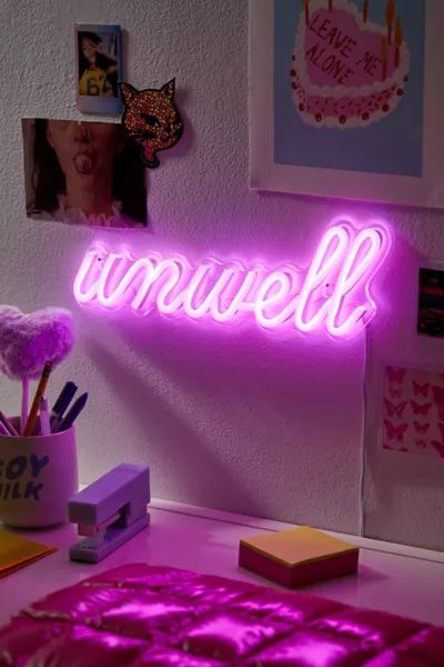 Unwell Neon Sign | Urban Outfitters (US and RoW)
