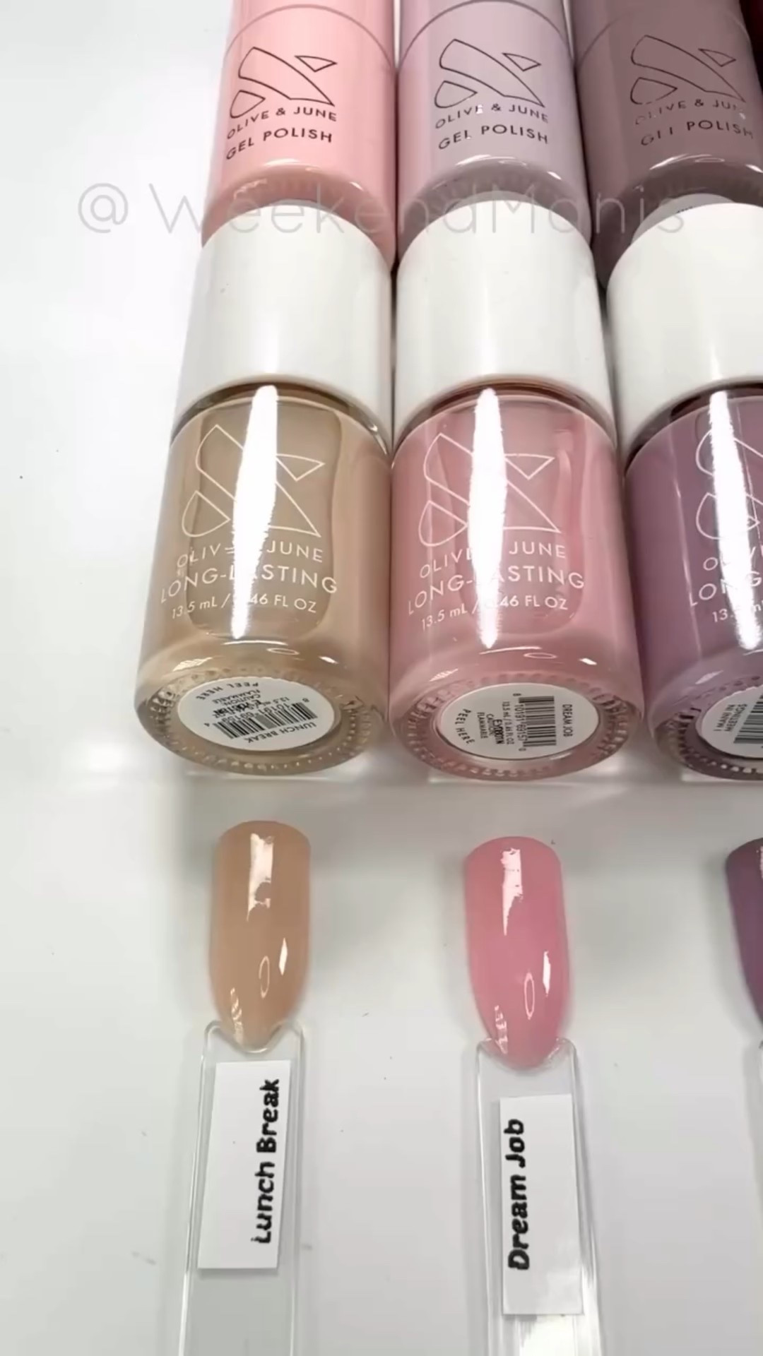 (Gifted) @oliveandjune Fall 2025 collection just dropped, and it is huge, y’all! 7 Gels, 7 Long-Lasting polishes, 4 Press-Ons, Limited Edition box, taupe Poppy, black pouch… PLUS a new Gel Restock Set! Phew! 😮‍💨

Gels:
Dream Job (sheer peachy pink)
Sculpture Wing (cool lavender neutral)
AW (warm-toned grey)
Goal Getter (golden brown shimmer)
Still Life of Flowers (cool mossy green)
Power Suit (navy blue jelly)
Covet (cool dark plum)

Long Lasting:
Lunch Break (LE GWP) (neutral sheer beige)
Dream Job (sheer peachy pink)
I Mani in Meetings (dusty purple mauve)
Clocking Out Early (neutral pinky brown)
Goal Getter (golden brown shimmer)
Power Suit (navy blue jelly)
Let’s Circle Back (warm orangey red)

What colors are exceeding their KPIs (🤣) for you? Goal Getter was the shade I instantly had to paint; Dream Job and Power Suit round out my top faves! 📈

💸 Want to save on your order? Use CARINA20 for 20% off first Olive and June Systems. Link in bio ♥️ I am so grateful whenever you shop through my link! 🙏 

#oliveandjune #WeekendManis #athomemani #diynailsathome #nailpolish #nailtok #nailsnailsnails #cuticlecaretips #cuticlecare #longnails #nailgrowthjourney #nailgrowth #naturalnails #nailcaretips #nailcare #hydration101 #diynailsathome #gelnails #gelmani #fallnailinspo #fallnails #oliveandjunelunchbreak #oliveandjunedreamjob #oliveandjuneimaniinmeetings #oliveandjuneclockingoutearly #oliveandjunegoalgetter #oliveandjunepowersuit #oliveandjuneletscircleback

#LTKBeauty #LTKFindsUnder50 #LTKselfcare