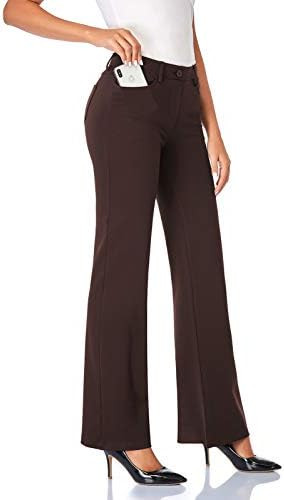 Tapata Women's 28''/30''/32''/34'' Stretchy Bootcut Dress Pants with Pockets Tall, Petite, Regula... | Amazon (US)