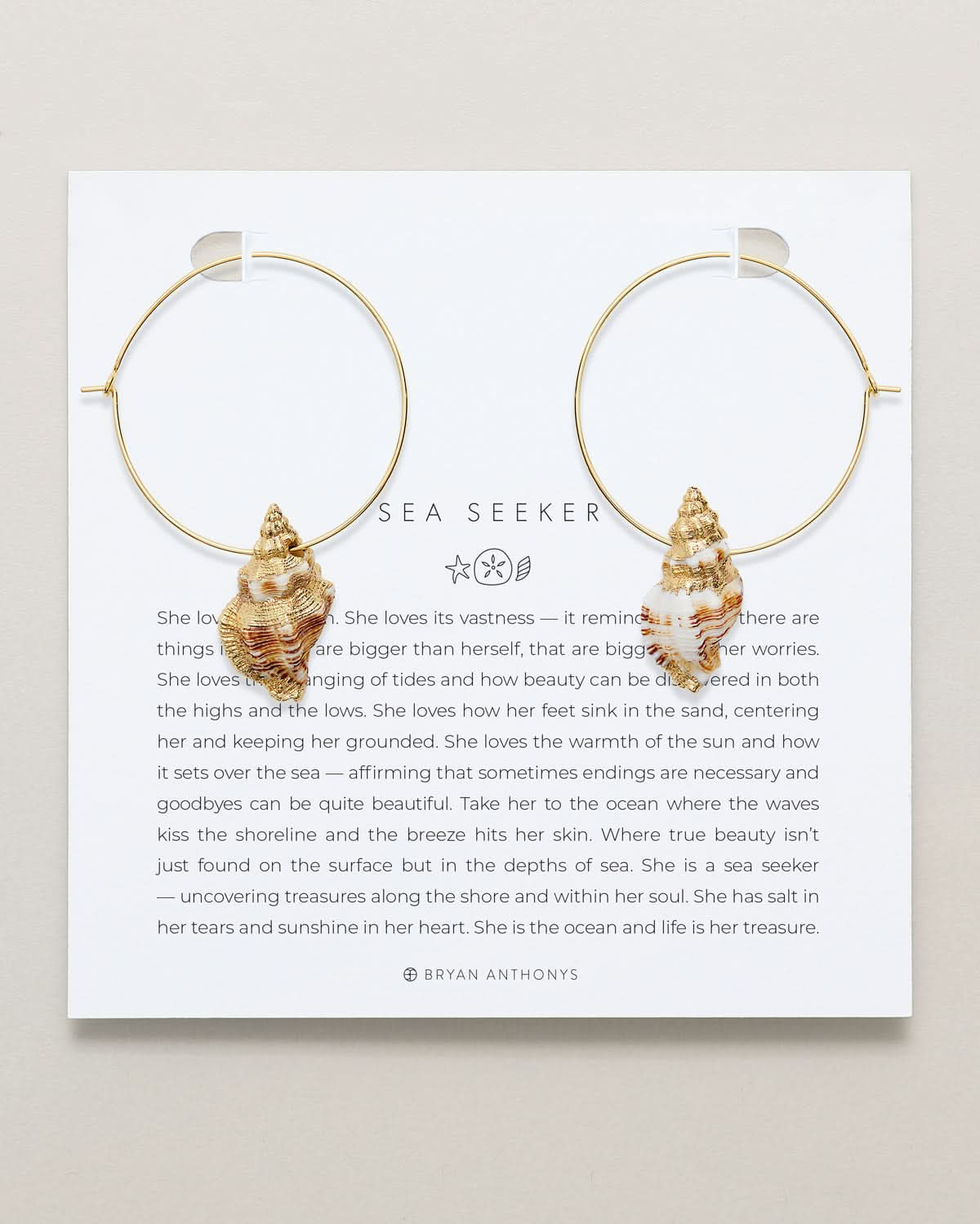 Sea Seeker Hoop Earrings | Bryan Anthonys