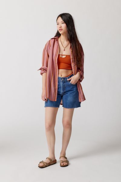 BDG Ryanne Oversized Button-Down Shirt | Urban Outfitters (US and RoW)