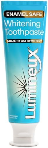 Lumineux Teeth Whitening Toothpaste - Peroxide Free, Enamel Safe for Sensitive Whiter Teeth - Flu... | Amazon (US)