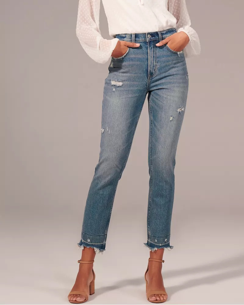 High Rise Mom Jeans | Abercrombie & Fitch US & UK