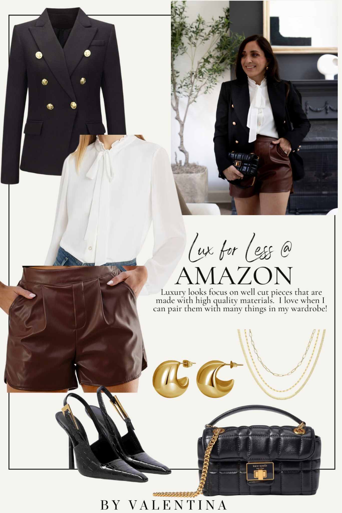  Luxury looks focus on well cut pieces that are made with high quality materials.  I love when I can pair them with many things in my wardrobe!
House of Valentina, Luxe for Less, outfit ideas, Amazon

#LTKSeasonal #LTKStyleTip #LTKFindsUnder100