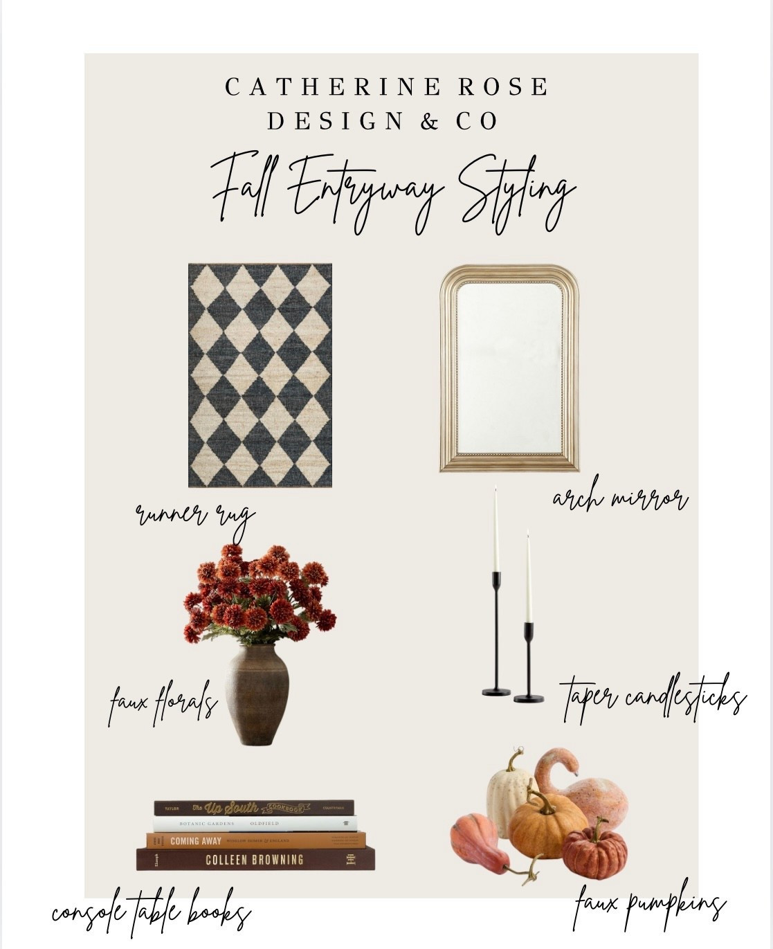 🍂✨ Cozy up your entryway this season with timeless fall touches! From the bold runner rug to the chic arch mirror, warm faux florals, and those perfect little pumpkins — it’s all about layering texture + charm for a welcoming vibe. 🕯️🎃

#LTKStyleTip #LTKHome #LTKSeasonal