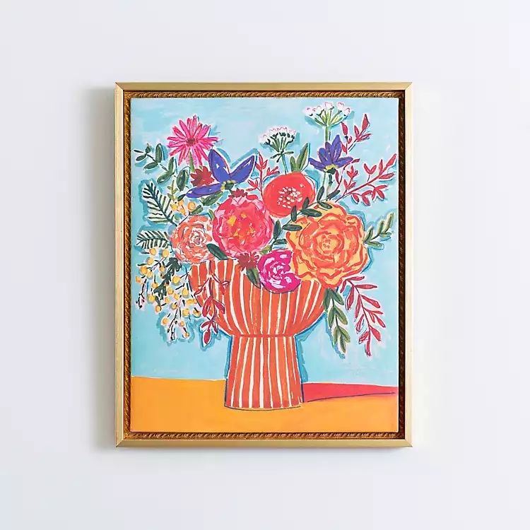 Wild Bouquet Framed Wall Art | Kirkland's Home