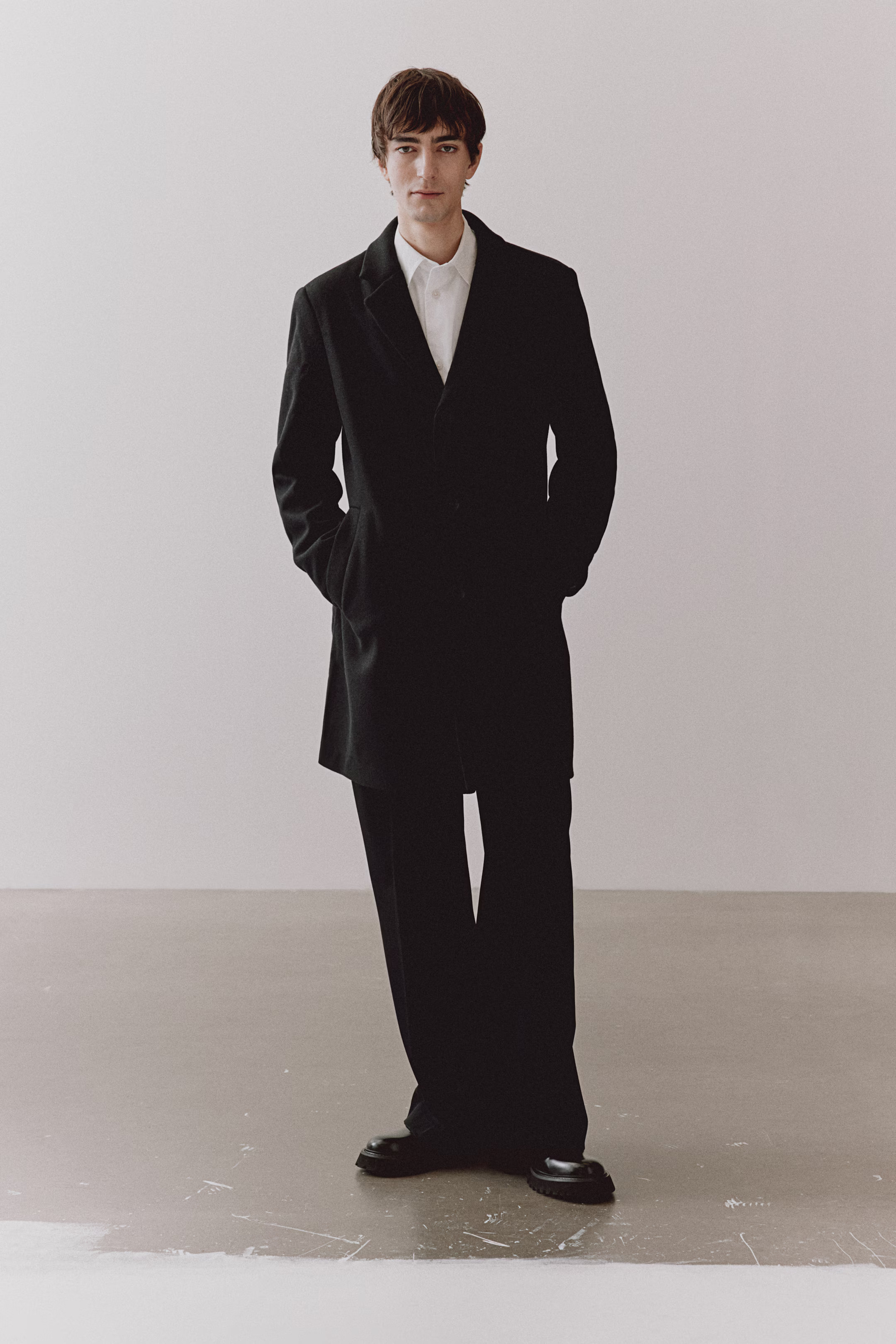 Slim Fit Wool-Blend Coat | H&M (US + CA)