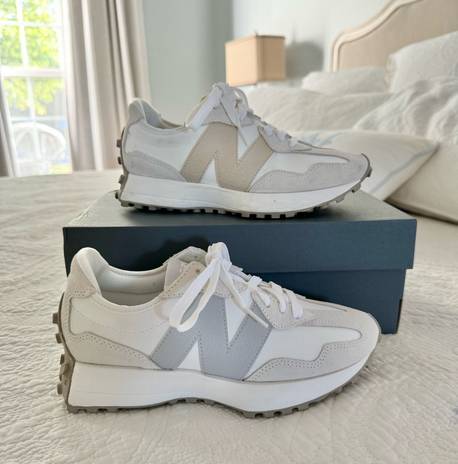 Women’s new balance 327. Neutral sneakers. 

#LTKFitness #LTKShoeCrush
