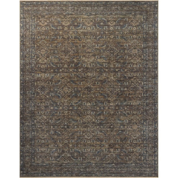 Heritage HER-14 Lagoon/Tobacco Area Rug | Rugs Direct