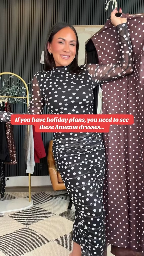 Girlfriends… I found the sleekest, most high-end looking dresses on Amazon and I’m honestly shook 🤎🖤

Chic, classy, petite-friendly, over-40 approved — and they all feel WAY more expensive than they are. Which one are you wearing to your next event?!

5’2”, 130 lbs, 25” waist, 34DD

#AmazonFashion #HolidayStyle #PetiteFashion #Over40Style #FestiveFits