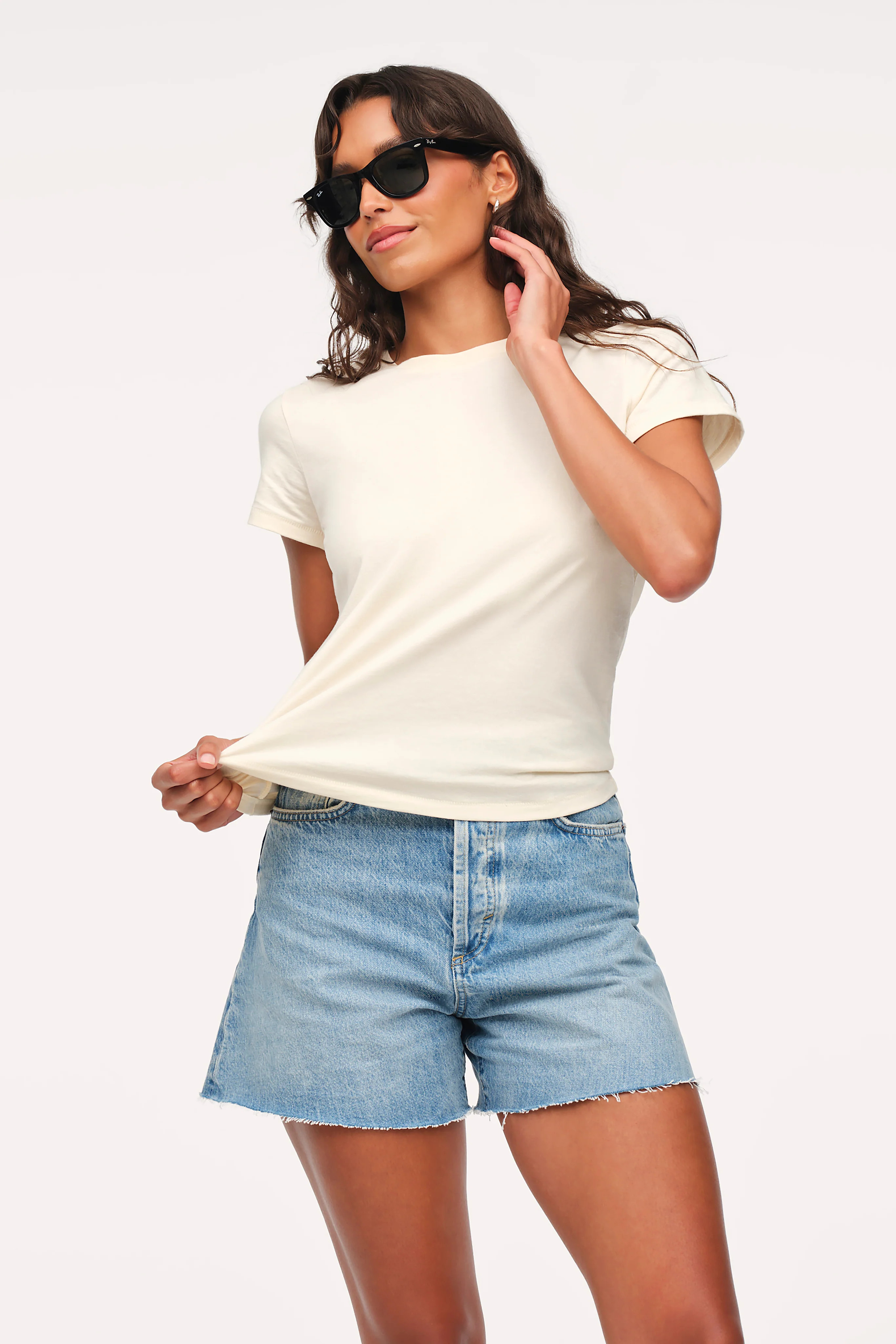 Perfect Tee | Women\u2019s Basic Tee \u2013 Soft Cotton Tee Shirt by nuuds | nuuds