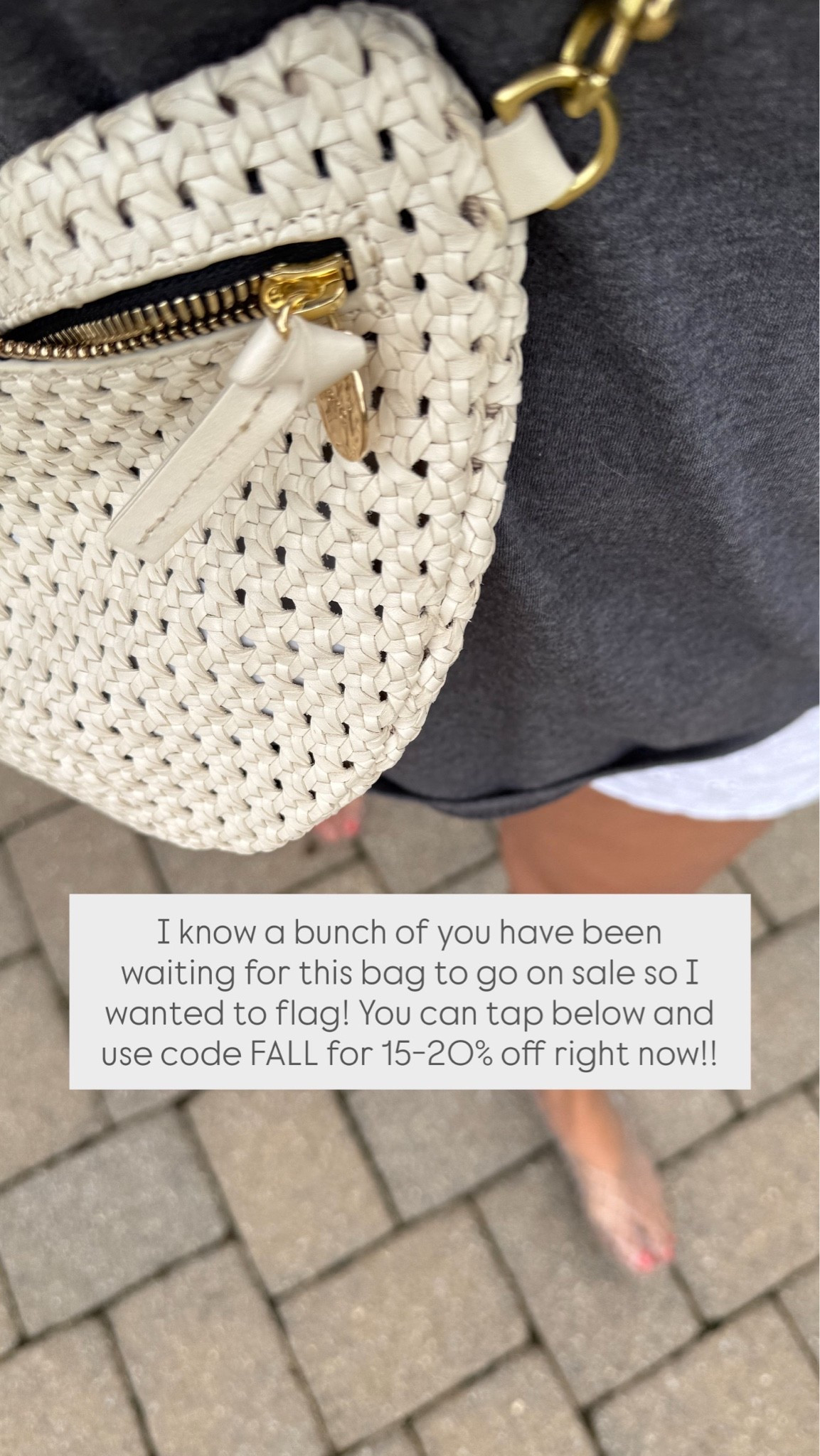 I know a bunch of you have been waiting for this bag to go on sale so I wanted to flag! You can tap below and use code FALL for 15-20% off right now!!

#LTKSaleAlert #LTKootd #LTKselfcare