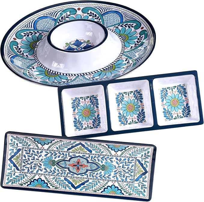 Vibrant Coordinated Designs: Featuring bold florals and ornamental patterns in rich Mediterranean... | Amazon (US)