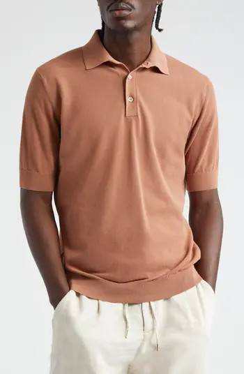 Cotton Air Crepe Polo | Nordstrom