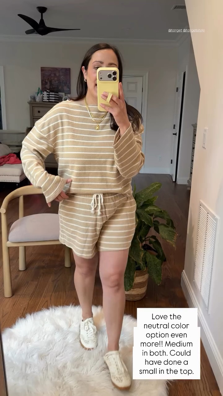 Love the neutral color option even more!! Medium in both. Could have done a small in the top.  @target @targetstyle