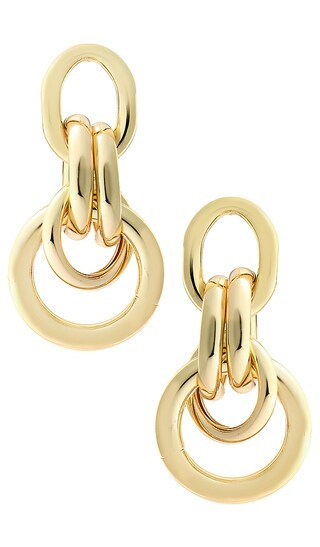 Brinker + Eliza Collins Earrings in Metallic Gold. | Revolve Clothing (Global)