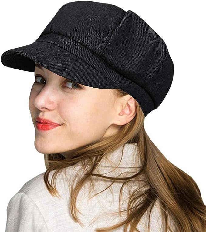 WETOO Womens Peaked Newsboy Cap for Women | Amazon (US)