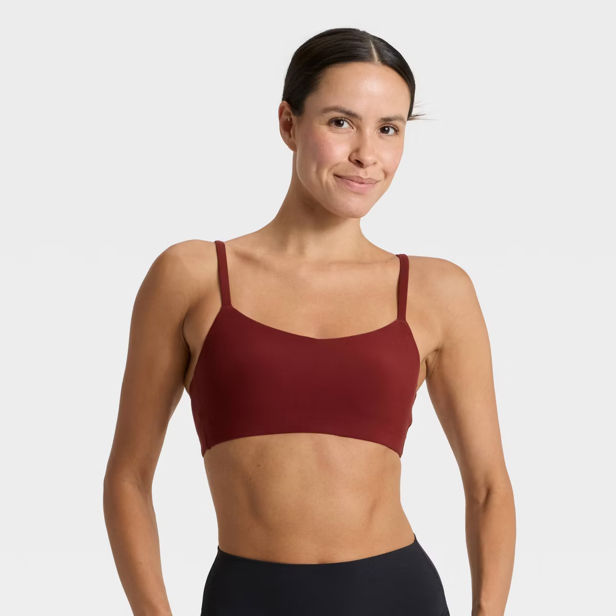 Women's Everyday Soft Light Support Strappy Sports Bra - All In Motion™ | Target