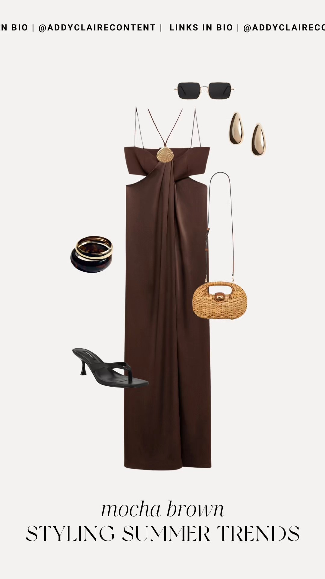 Summer Fashion Trends and Outfit ideas FT. Mocha Brown Matching set/ post grad going out outfit/ co ord set/ summer sandals/ kitten heels/ swimsuit outfit/ women's cover up/ crochet/ brown set/ summer casual outfit/ beach outfits 2025/ swimsuit coverup/ beach shoes / beach bag 

 

#LTKSeasonal #LTKStyleTip #LTKSwim