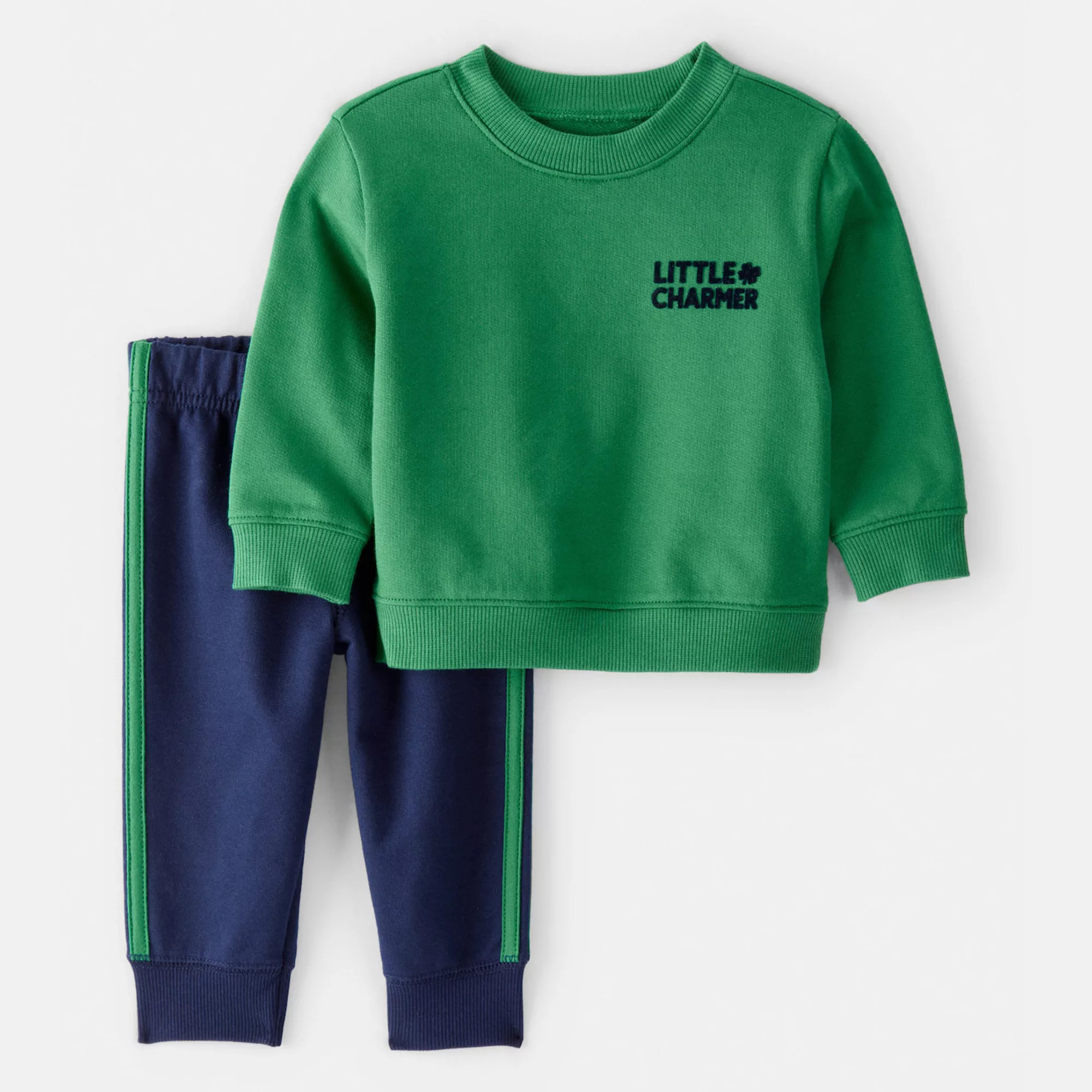 Baby Boys Carter's St. Patrick's Day Charmer 2-Piece Long-Sleeve Tee & Pant Set | Kohl's
