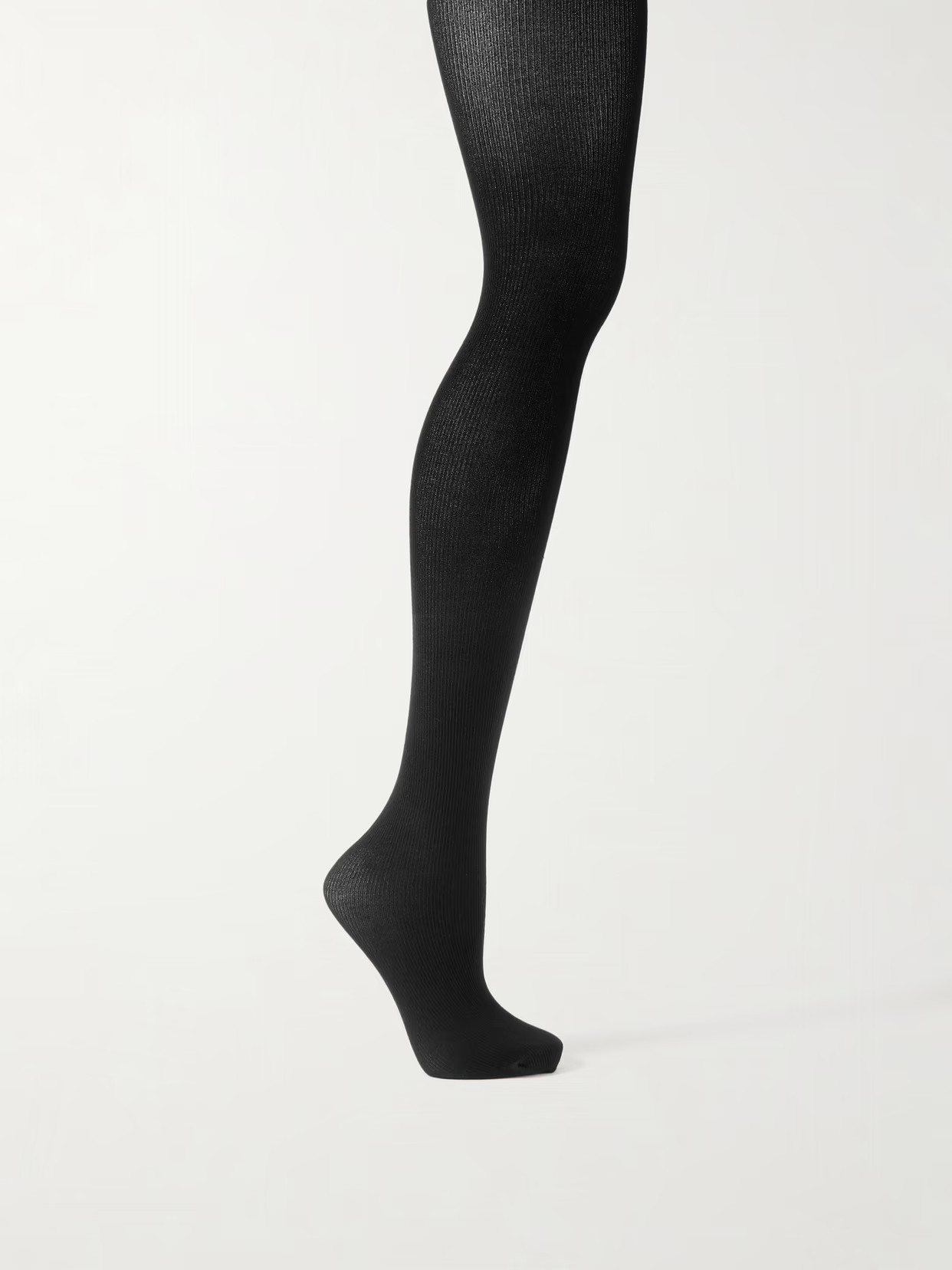 Wolford - Ribbed-knit Tights - Black | NET-A-PORTER (US)