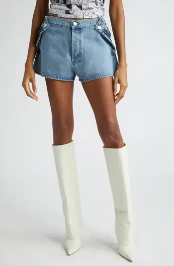 Coperni Open Hip Denim Shorts | Nordstrom | Nordstrom