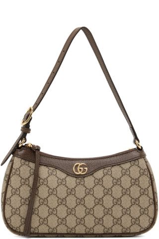 Gucci - Beige Small Ophidia GG Shoulder Bag | SSENSE