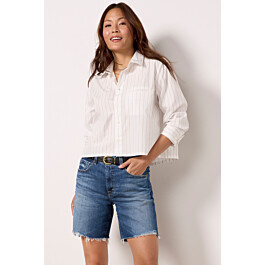 Fino Cropped Shirt | Evereve