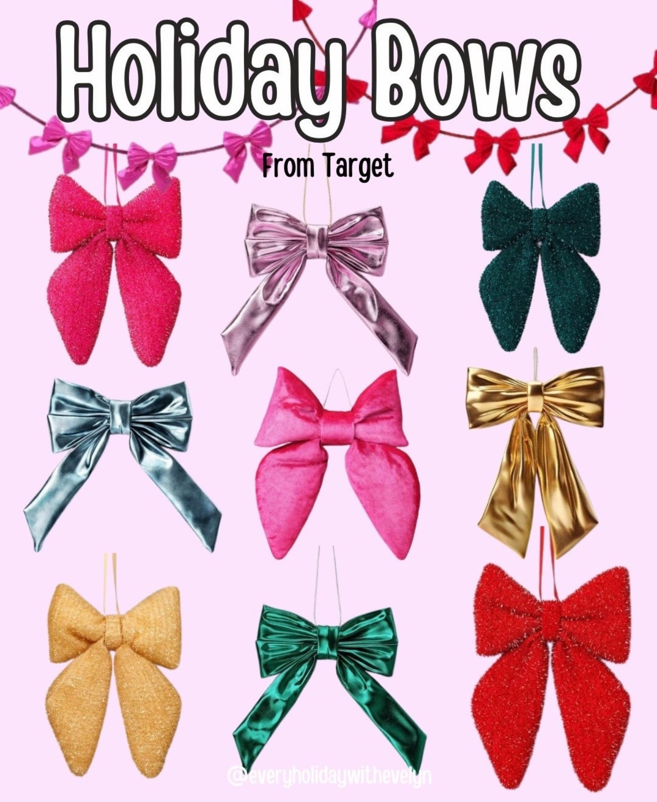 Black Friday prices at Target ends today! Take advantage and save on cute decor and bows while you can!!

#LTKSeasonal #LTKHoliday #LTKCyberWeek