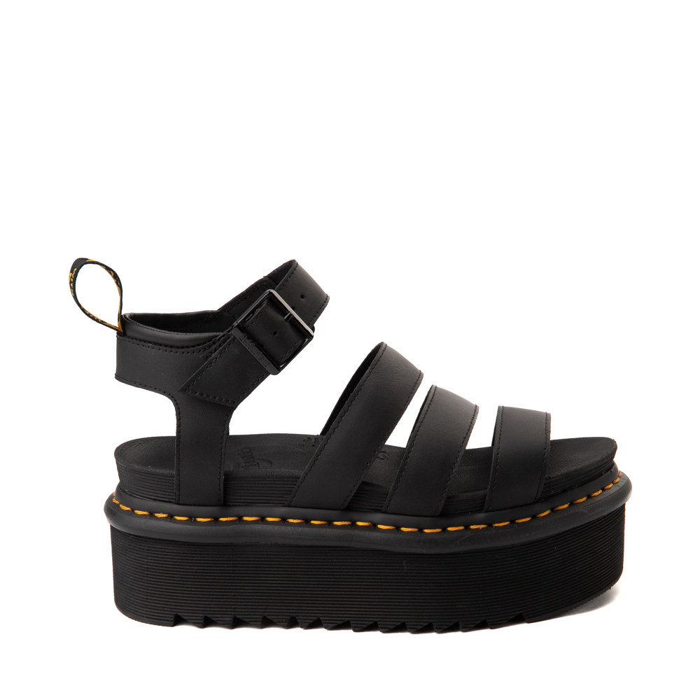 Womens Dr. Martens Blaire Platform Sandal - Black | Journeys