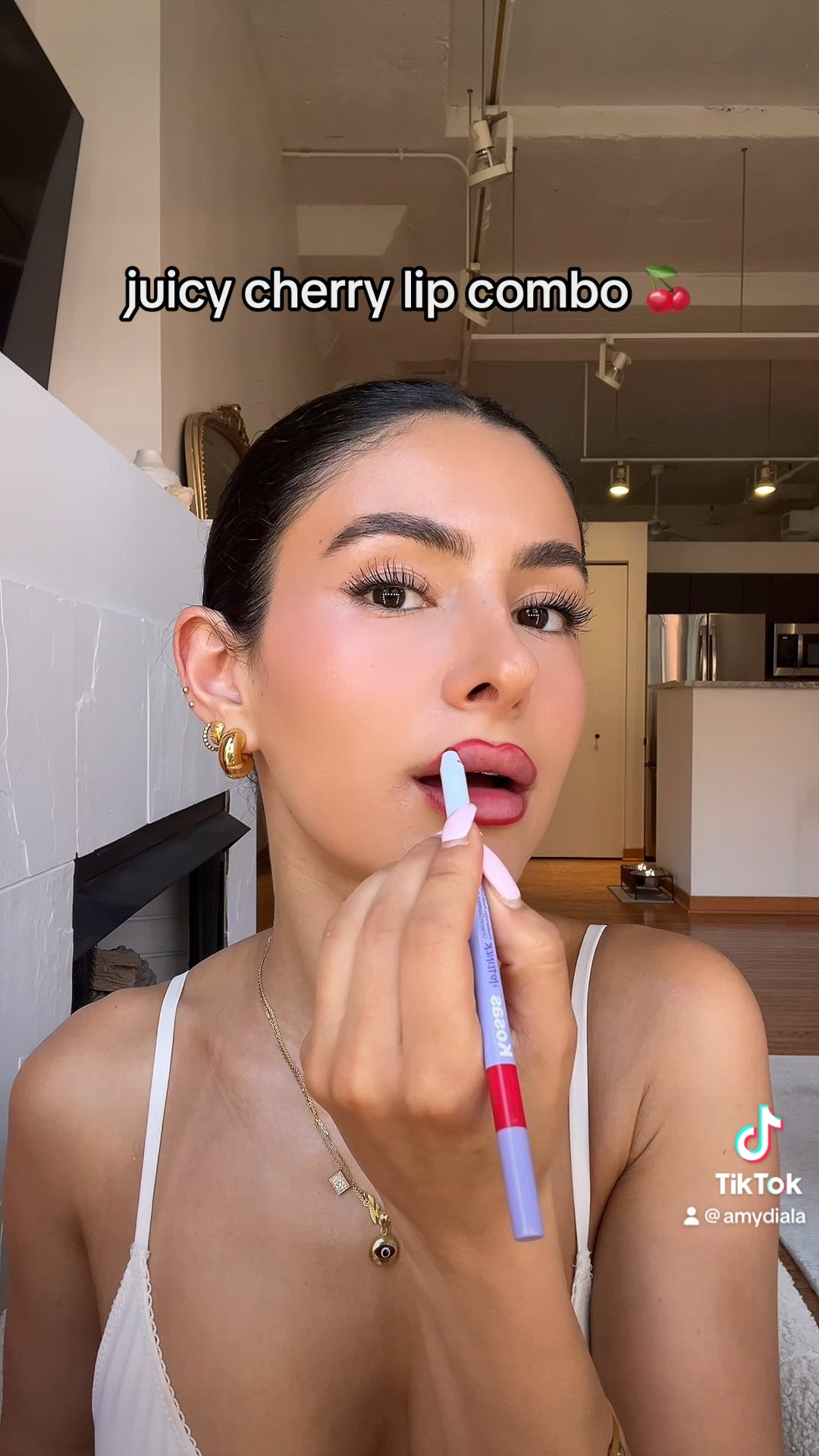 Red lip combo summer red lip combo
Cherry red lips summer makeup

Charlotte tilbury magic serum
Benefit benetint
Kosas lip liner - extra
Summer fridays lip balm - iced coffee


#LTKbeauty #LTKfindsunder50 #LTKfindsunder100