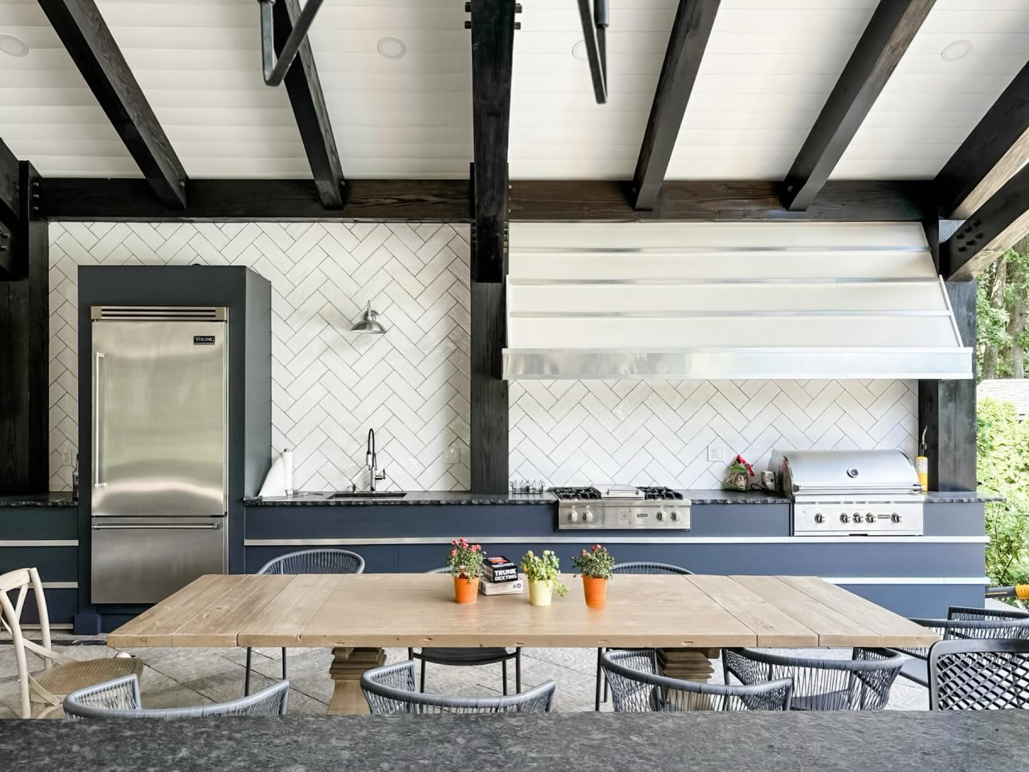 Outdoor Dining at its best!  End of season can be a great time for outdoor furniture purchases.  Pro tip: Don’t go with a matching set, generally you get more character and bang for your buck mixing and matching tables with chairs.  And my recommendation is to spend more on a table & save a little on chairs.

#LTKSeasonal #LTKParties #LTKHome