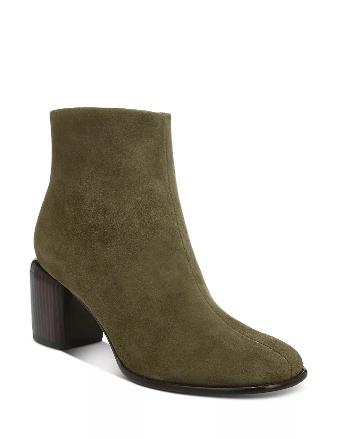 Women's Maggie Zip Up Block Heel Booties | Bloomingdale's (US)