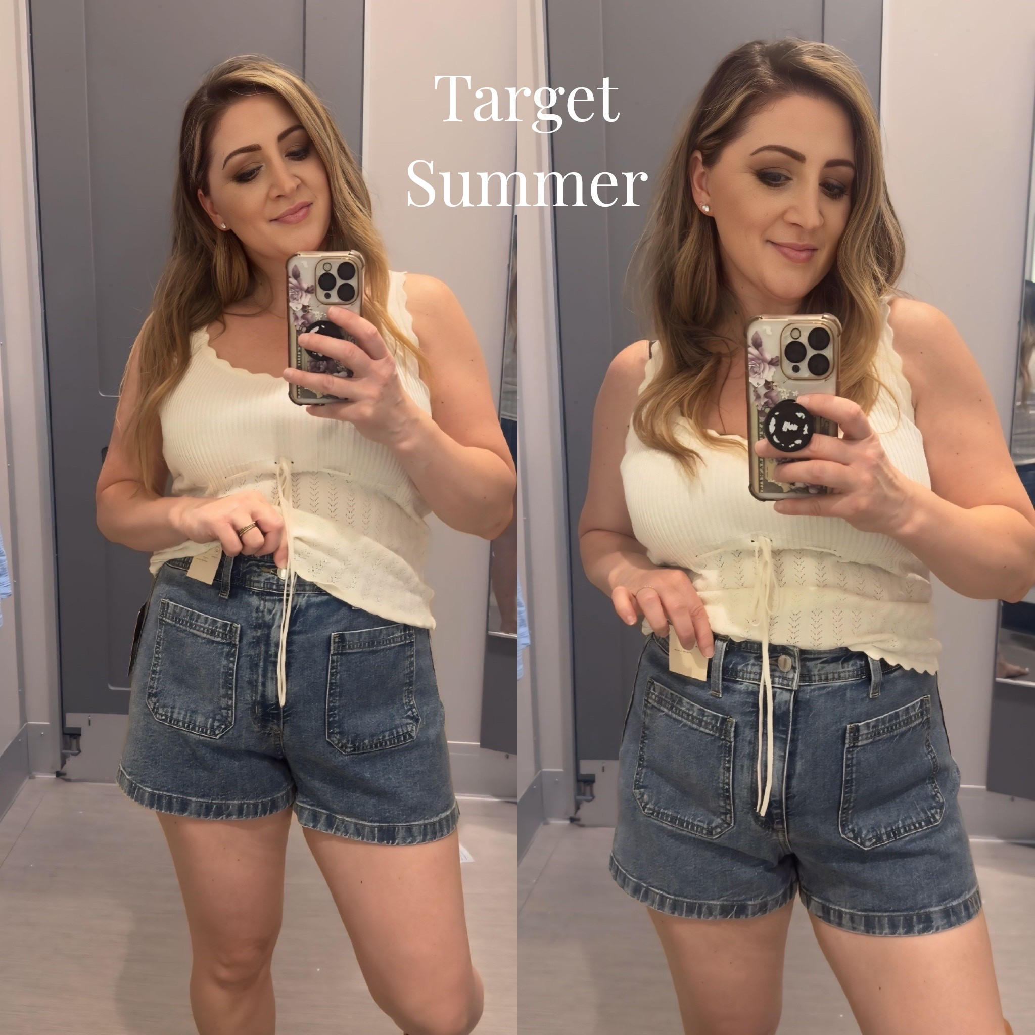 Found the cutest shorts that finally fit right as a mom bod. I’m usually petite but grab these in size 10 regular. @Target

#LTKmorningroutine #LTKootd