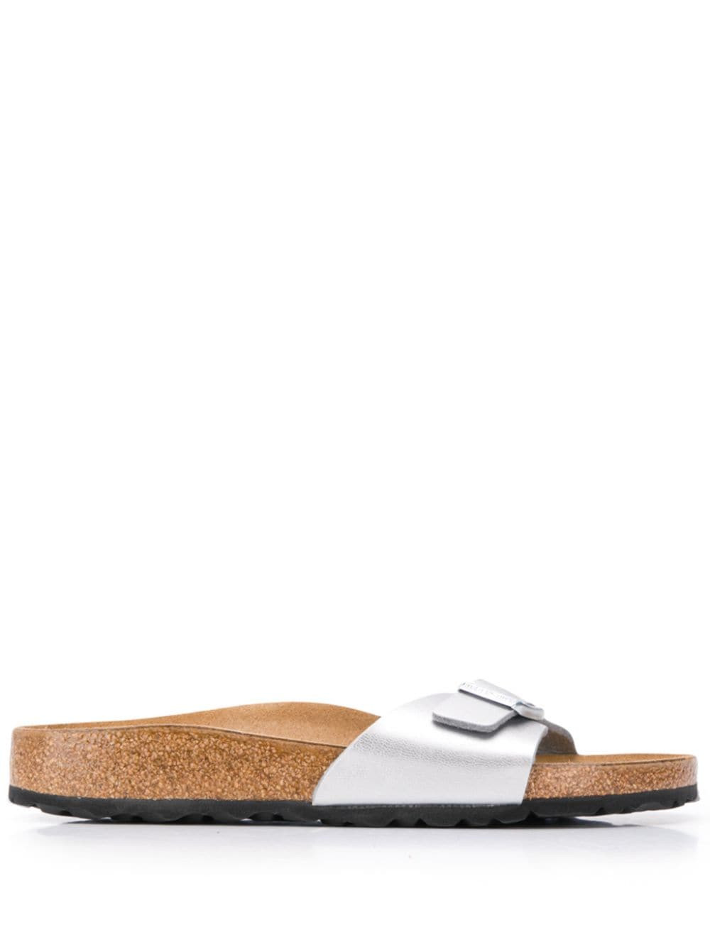 Birkenstock Madrid Oiled sandals - Silver | Farfetch Global