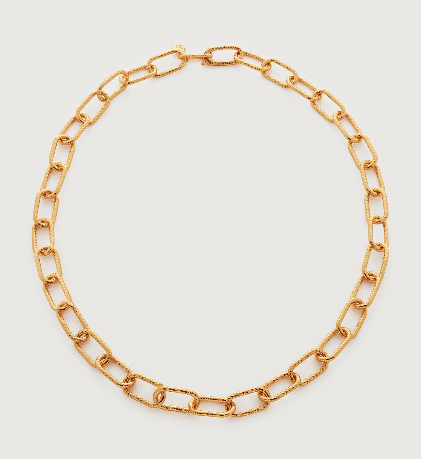 Alta Textured Chunky Necklace Adjustable 46cm/18" | Monica Vinader (Global)