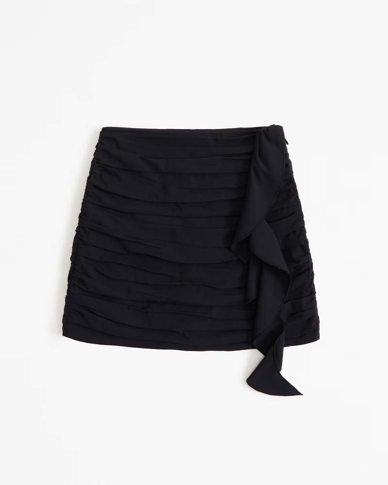 Women's Cascading Ruffle Mini Skort | Women's Bottoms | Abercrombie.com | Abercrombie & Fitch (US)